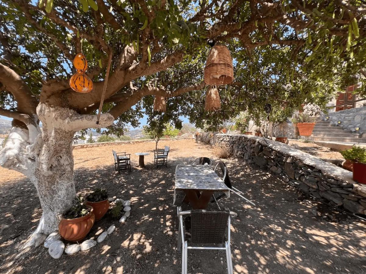 Πέτρινο Εξοχικό Σπίτι Στη Σύρο Agros  Exterior photo