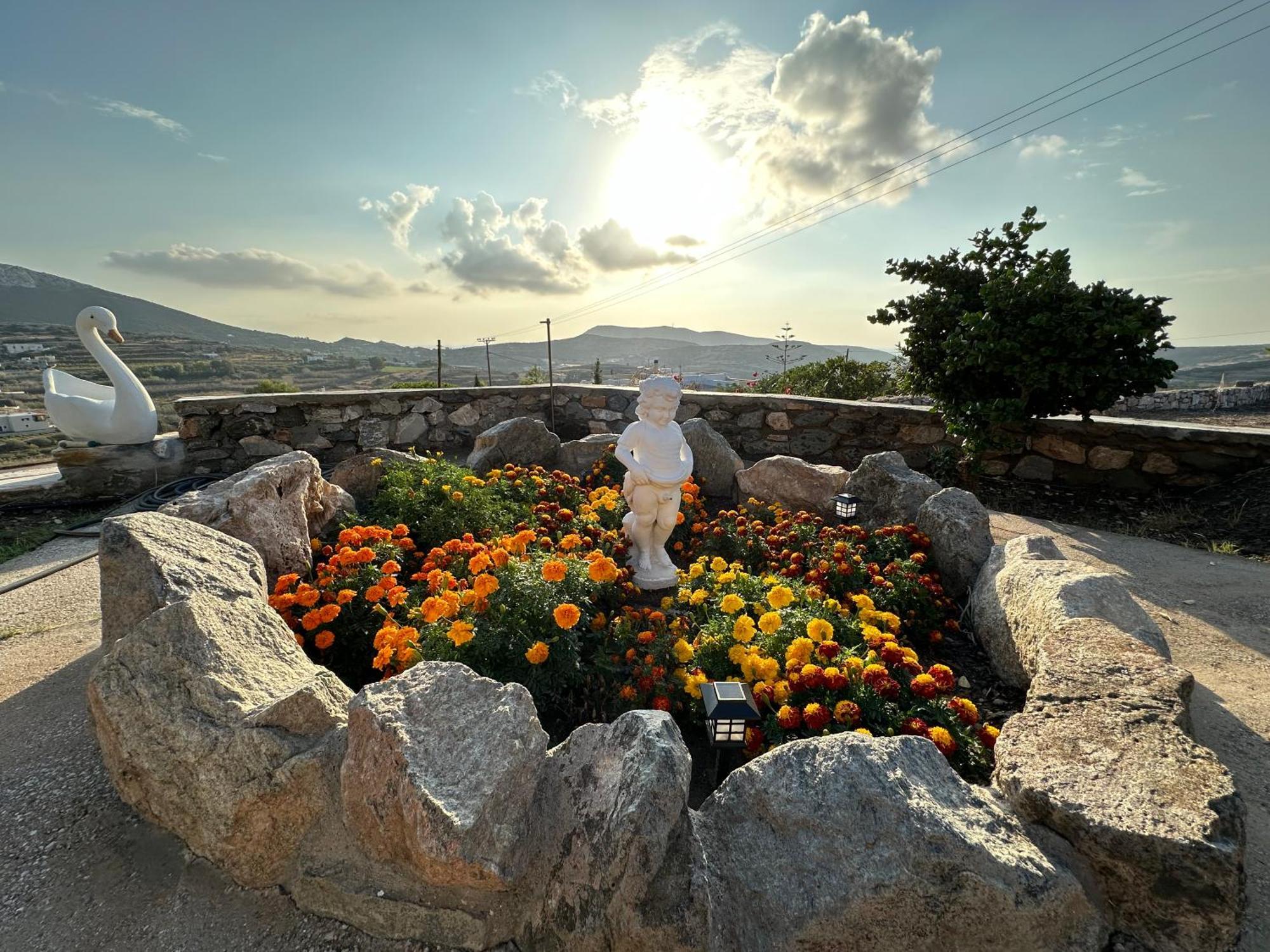 Πέτρινο Εξοχικό Σπίτι Στη Σύρο Agros  Exterior photo